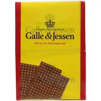 Galle&jessen lys pålægschokolade 60 stk