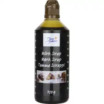 Dan sukker mørk sirup 750 g