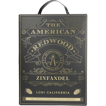 The american redwood zinfandel rødvin 14,5% 3l bib