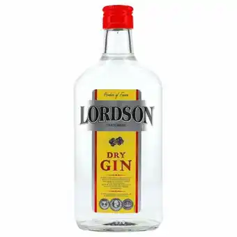 Lordson dry gin 37% 70cl