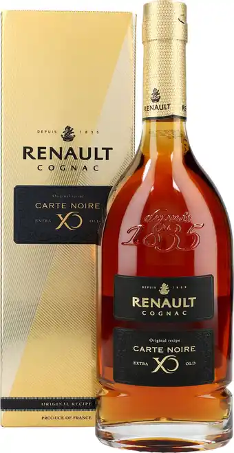 Renault cognac xo carte noir 40% 70 cl