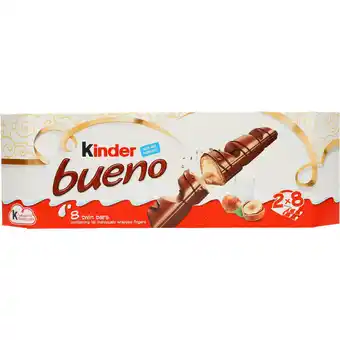 Netpris Kinder bueno 8twin bars 344g tilbud