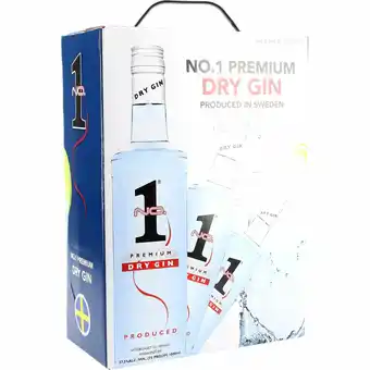No.1 premium gin 37,5% 3 l - maks 1 stk. pr. ordre