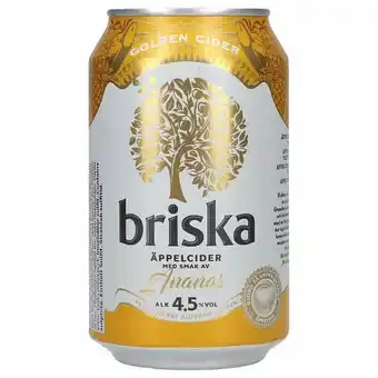 Netpris Briska æble cider med smag af ananas 4,5% 24 x 330ml tilbud