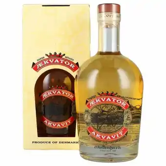 Danish ækvator akvavit 40% 70 cl