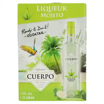 Netpris Cuerpo mojito 15% 3 l tilbud