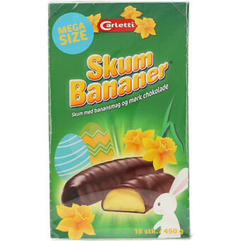 Netpris Carletti skum bananer 450g tilbud