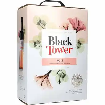 Black tower pink rosé 9.5% bib 3l