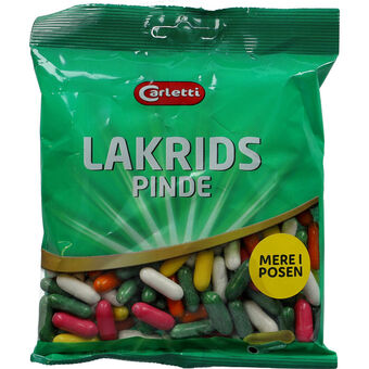 Netpris Carletti lakridspinde 210 g tilbud