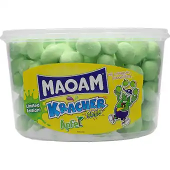 Netpris Haribo maoam kracher sure æble 1,104kg - 150stk tilbud