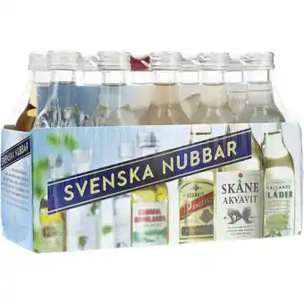 Svenska nubbar 39% 10x 5 cl
