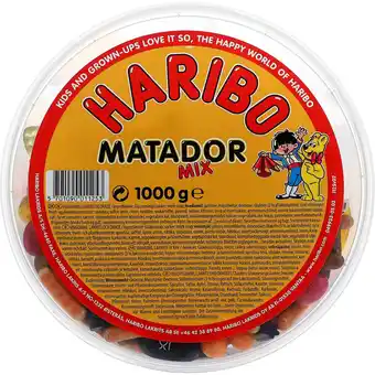 Netpris Haribo matador mix 1kg tilbud