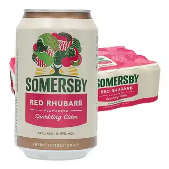 Netpris Somersby red rhubarb 4,5% 24 x 330ml tilbud