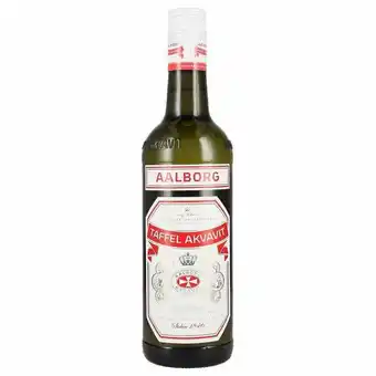 Netpris Aalborg taffel akvavit	45% 70 cl tilbud