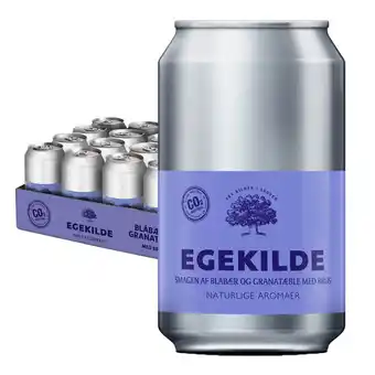 Netpris Egekilde blåbær/granatæble 24 x 330ml tilbud