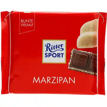 Netpris Ritter sport marcipan, mørk chokolade 100 g tilbud