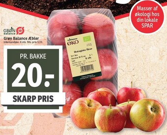 SPAR Grøn balance æbler tilbud