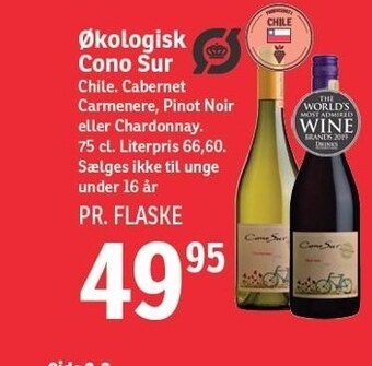 SPAR Økologisk cono sur tilbud