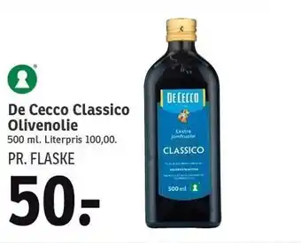 SPAR De cecco classico olivenolie tilbud