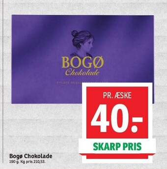 SPAR Bogø chokolade tilbud