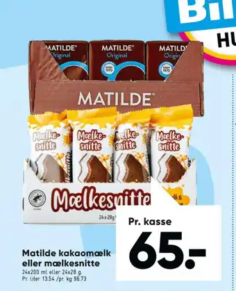 Bilka Matilde chokolademælk tilbud