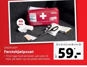 Sensiplast førstehjælpskasse