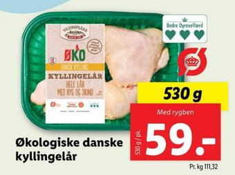 Lidl Vilstrupgård kyllingelår tilbud