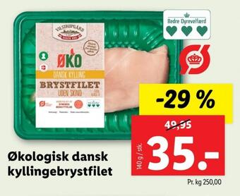 Lidl Vilstrupgård kyllingebrystfilet tilbud