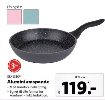 Lidl Ernesto aluminiumspande tilbud