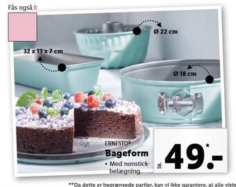 Lidl Ernesto bageform tilbud