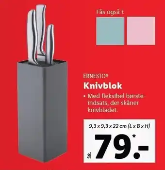 Ernesto knivblok