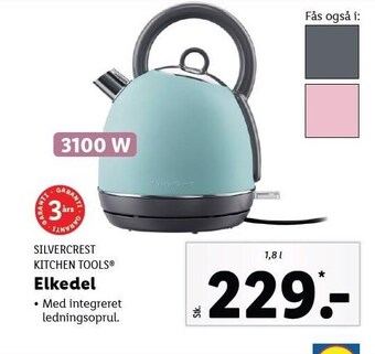 Lidl Silvercrest kitchen tools elkedel tilbud