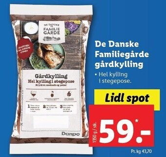 Lidl De danske familiegårde gårdkylling tilbud