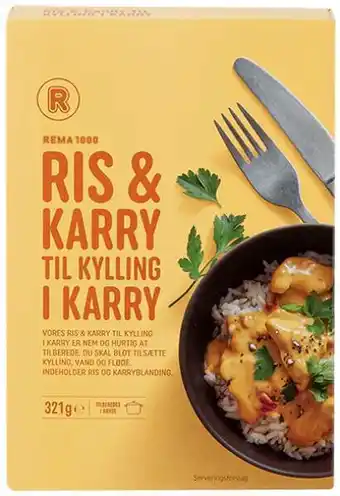 Kylling karry risret, 321 g