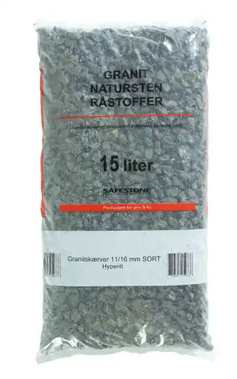 jem & fix Safestone granitskærver 11/16 mm sortkoks hyperit tilbud