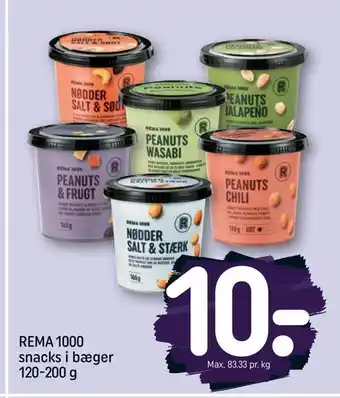 REMA 1000 Rema 1000 snacks i bæger tilbud