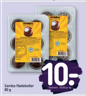 REMA 1000 Samba flødeboller tilbud