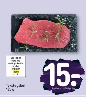 REMA 1000 Tykstegsbøf tilbud