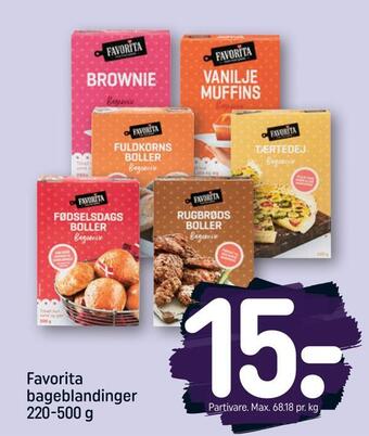REMA 1000 Favorita bageblandinger tilbud