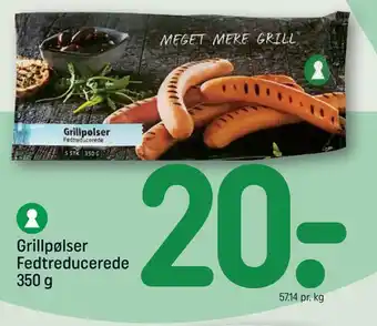 Grillpølser fedtreducerede
