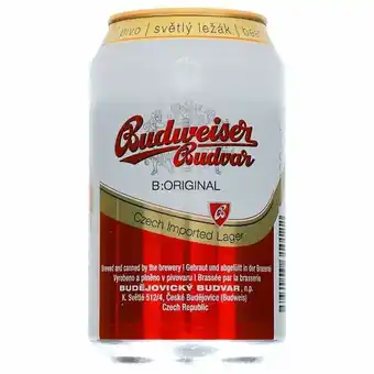 Budweiser czech pilsner 5% 24 x 330ml
