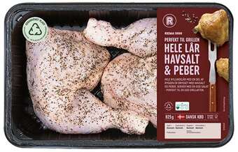 REMA 1000 Lår m. havsalt & peber, 825 g tilbud