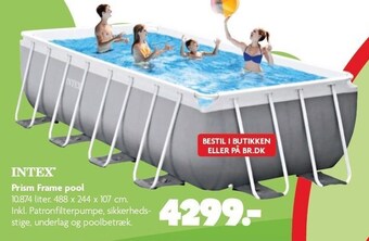 Intex prism frame pool