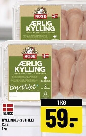 Løvbjerg Rose kyllingebrystfilet tilbud
