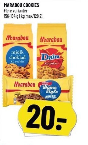 Løvbjerg Marabou cookies tilbud