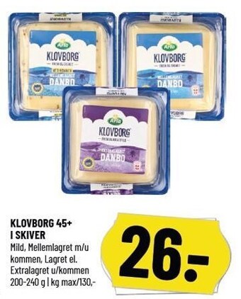 Løvbjerg Klovborg 45+ i skiver tilbud