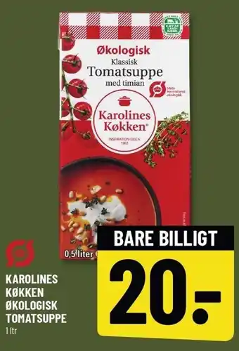 Løvbjerg Karolines køkken økologisk tomatsuppe tilbud