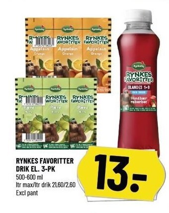 Løvbjerg Rynkes favoritter drik el. 3-pk tilbud