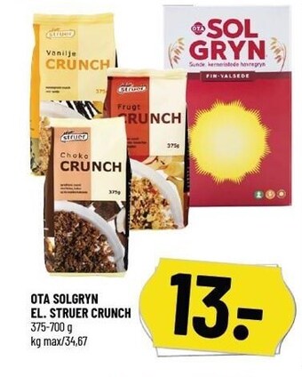 Løvbjerg Ota solgryn el. struer crunch tilbud