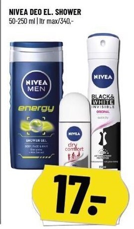 Løvbjerg Nivea deo el. shower tilbud